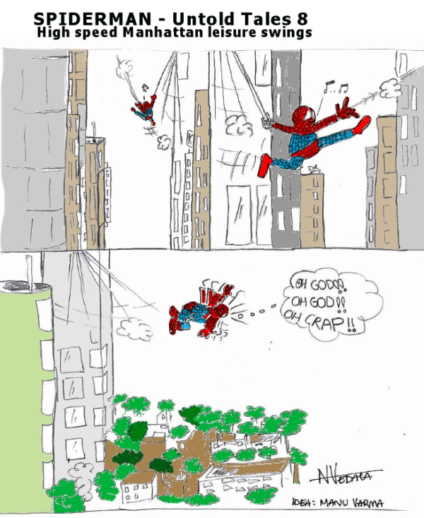 spiderman spoof re-creation